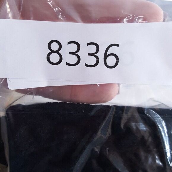 FINDERS KEEPERS Womens Dress Size 6 Black Bodycon Ruched Puff Sleeve Keyhole - Picture 9 of 9